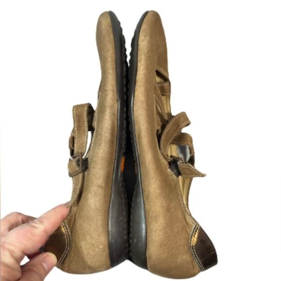 SESTO Meucci leather slip on STRAPPY ballet flats - Picture 9 of 10